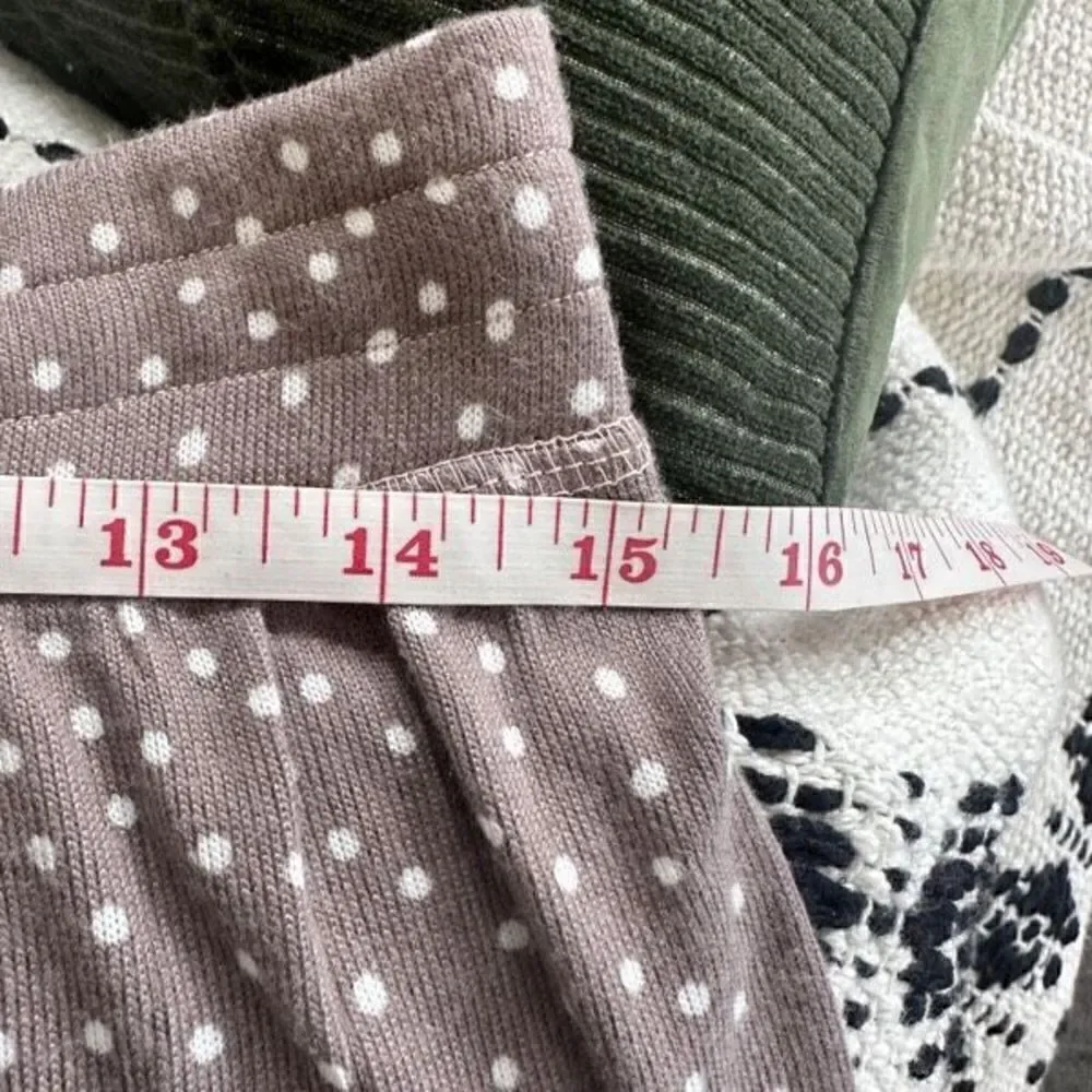 PJ Salvage Women's Dotted Soft Pajama Jogger Pants Grey S‎
